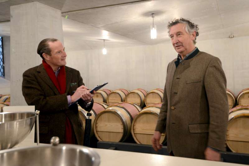 Tom with Jacques Thienpont at Le Pin
